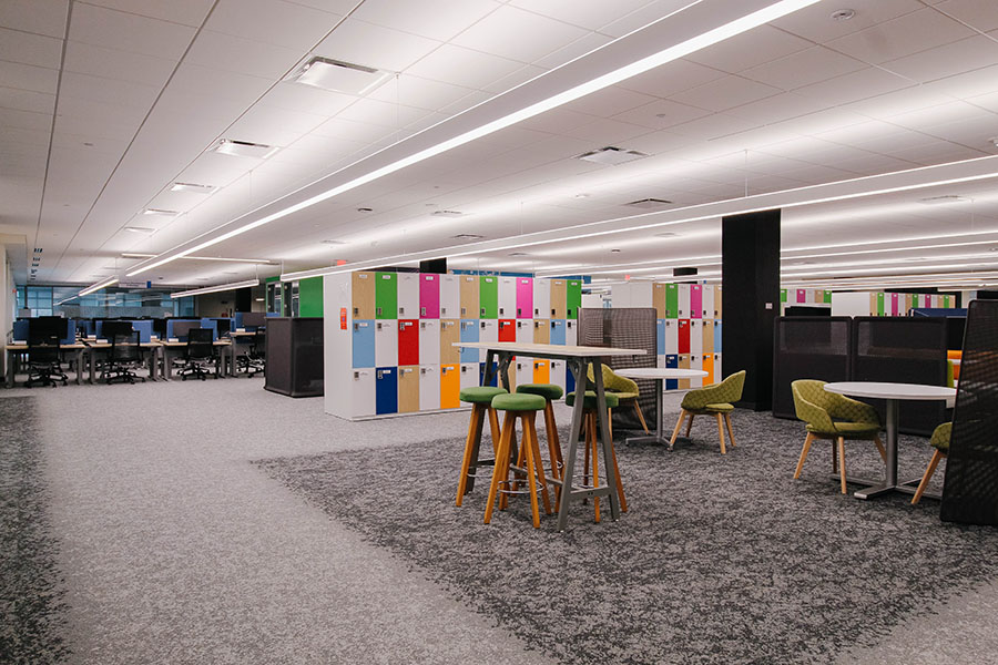 office flooring carpet tile area division