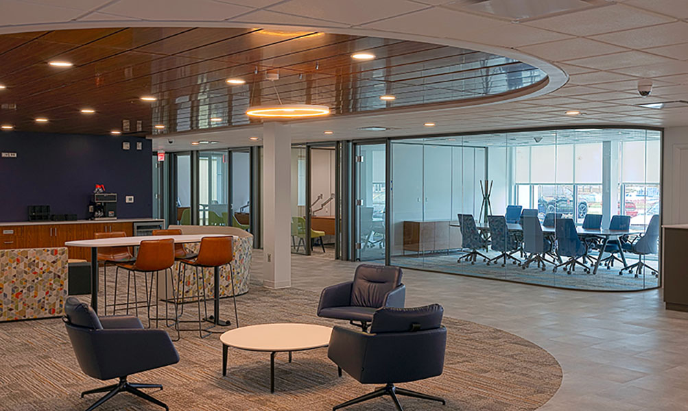 financial institution ixed flooring carpet tile center and laminate walkways